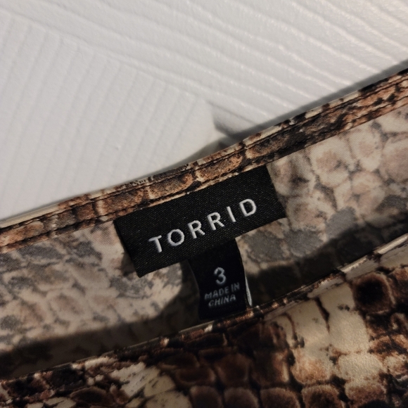 Torrid 3X snake print dress - Picture 7 of 9